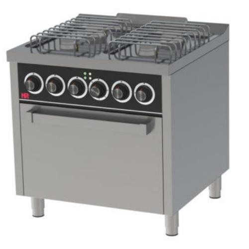 COCINA 4 FUEGOS A GAS CB750 + HORNO ELÉCTRICO