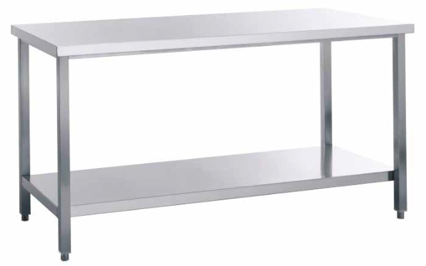 MESA CENTRAL CON ESTANTE 60